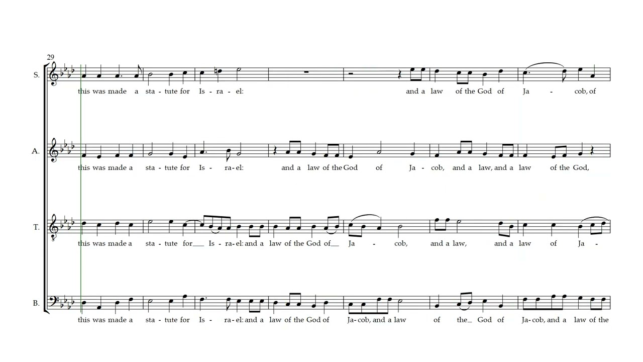 O sing joyfully (Batten) - soprano