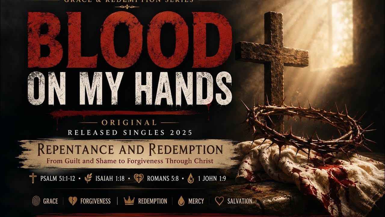 Blood on My Hands | Christian Worship Ballad Lyric Video | Mercy, Repentance & the Cross