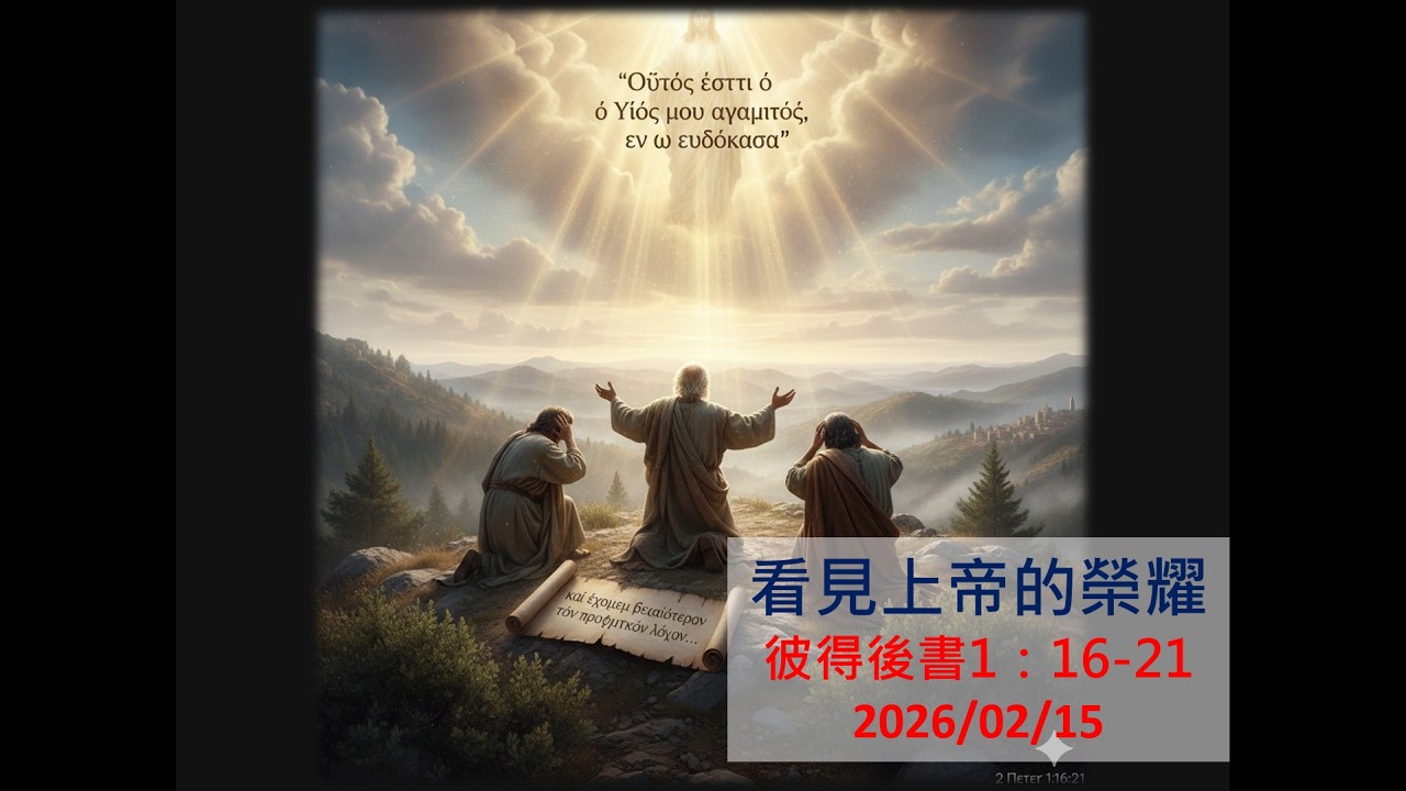 2026.2.15 石牌長老教會網路講道(聯合禮拜10:00)