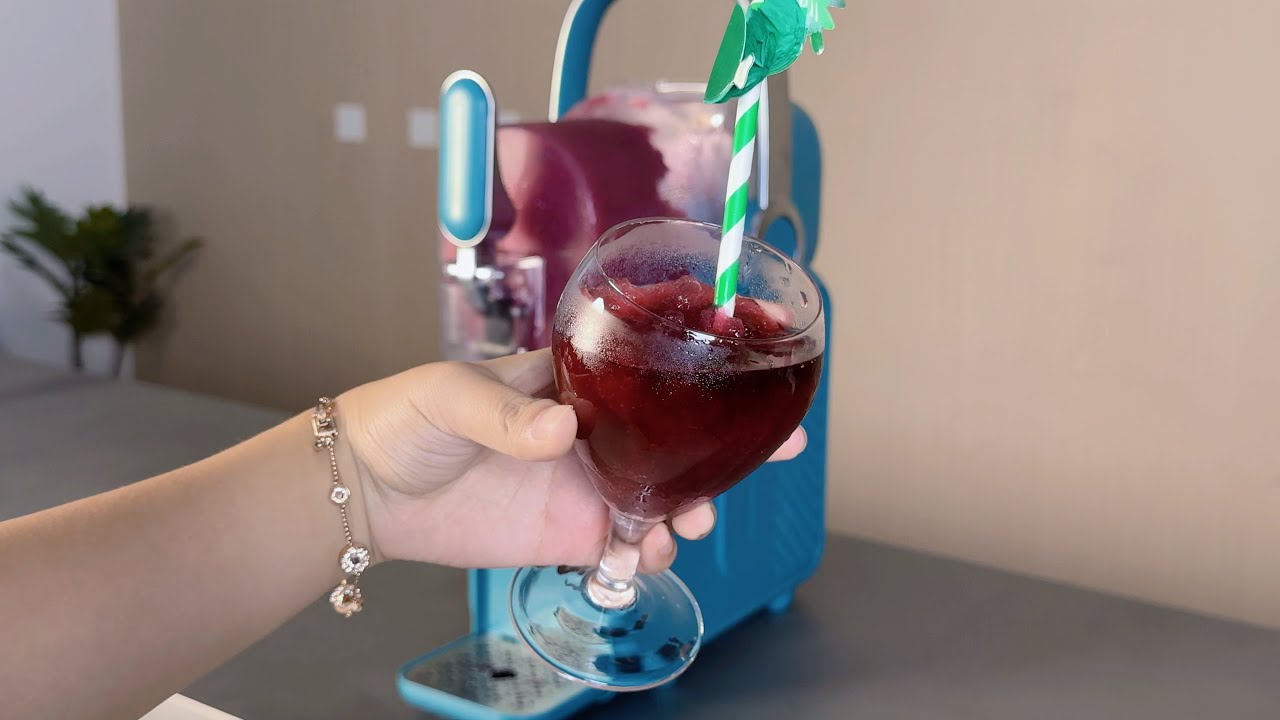 Grape Slush Challenge! Can the Gseice Slush Machine Handle Real Fruit?