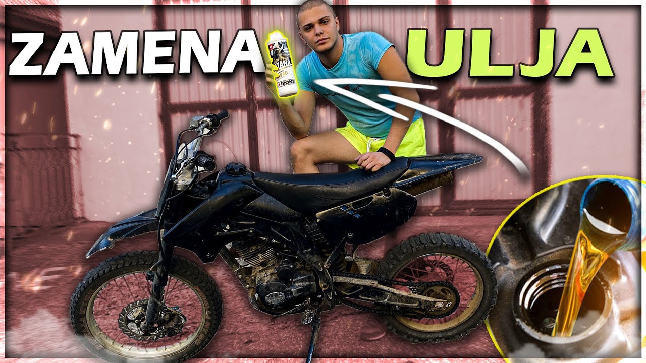 Kako zameniti ulje na motoru? - Menjam ulje u kros