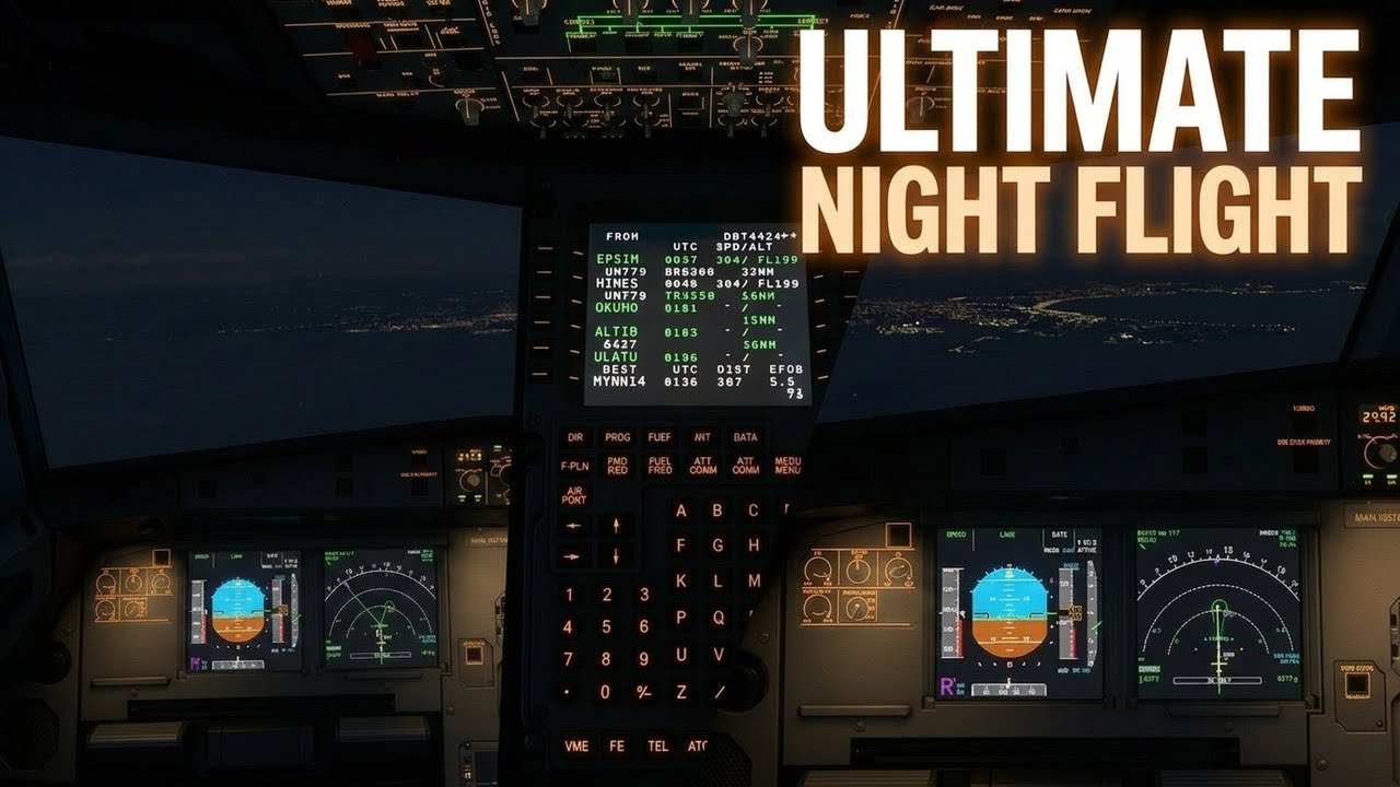 MSFS 2024 PS5 FULL NIGHT FLIGHT JAMAICA TO THE BAHAMAS (MKJS - MYGF)