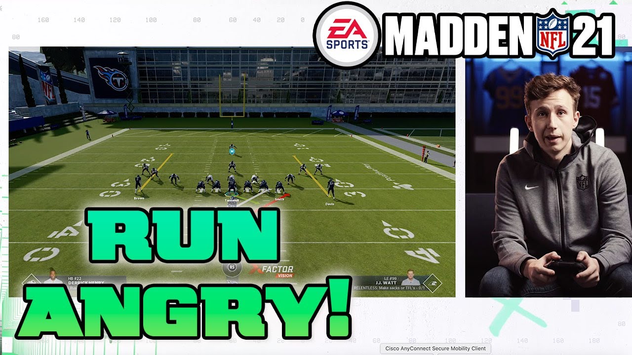 How to Run Angry in Madden 21 | #MasterMadden