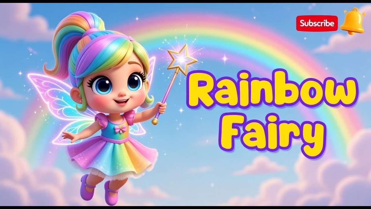 🌈 Rainbow Fairy Song 🧚‍♀️ | Colors Song for Kids | Magical Kids Rhyme ✨