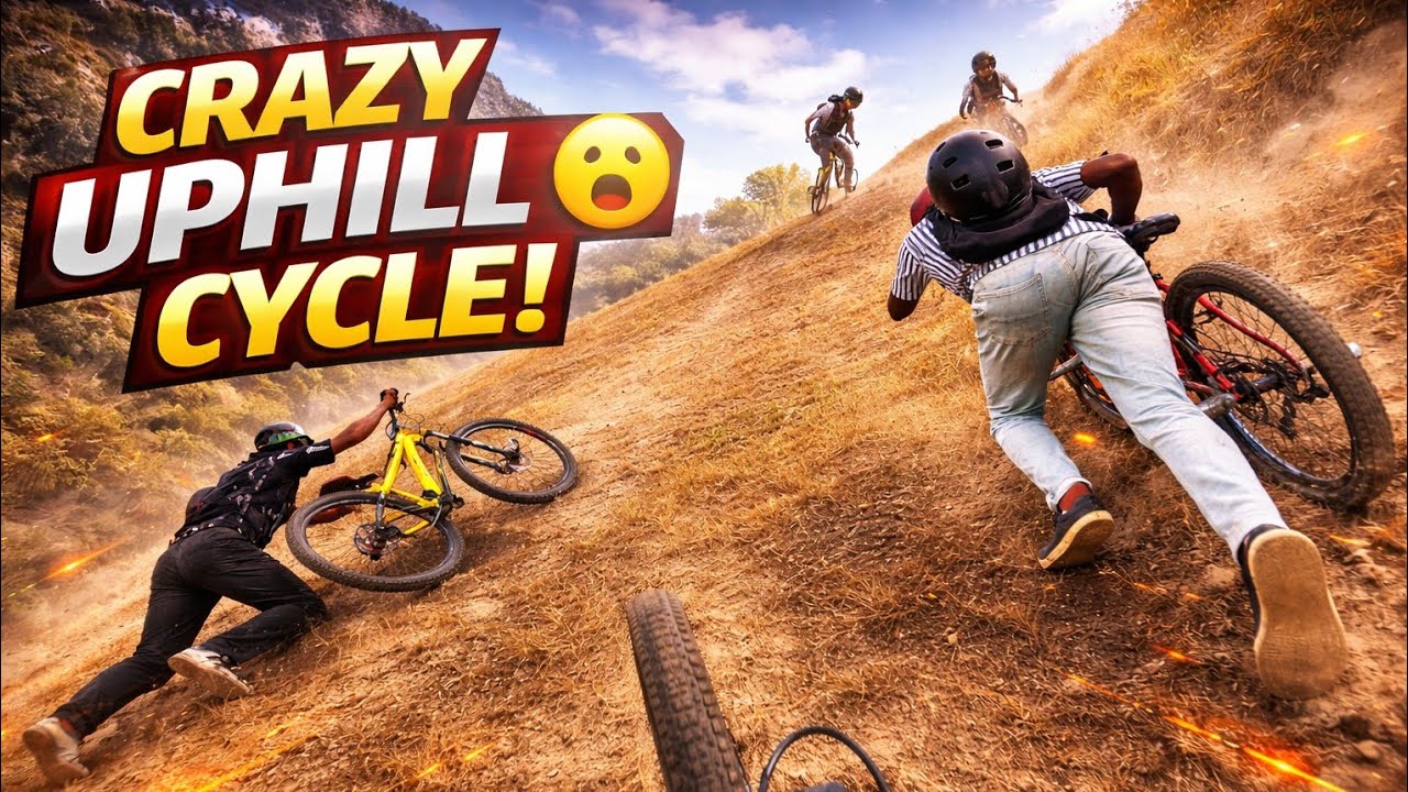 Crazy Hill Climb Cycling 🚴 | শেষ পর্যন্ত কি পারলাম?