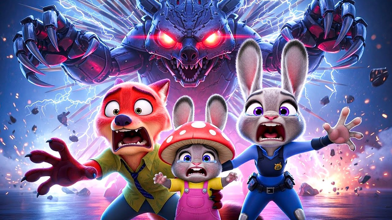 Zootopia 2 Full Episodes | Nick & Judy​​ Recuse Their Baby from a Giant Robot Porcupine❤️