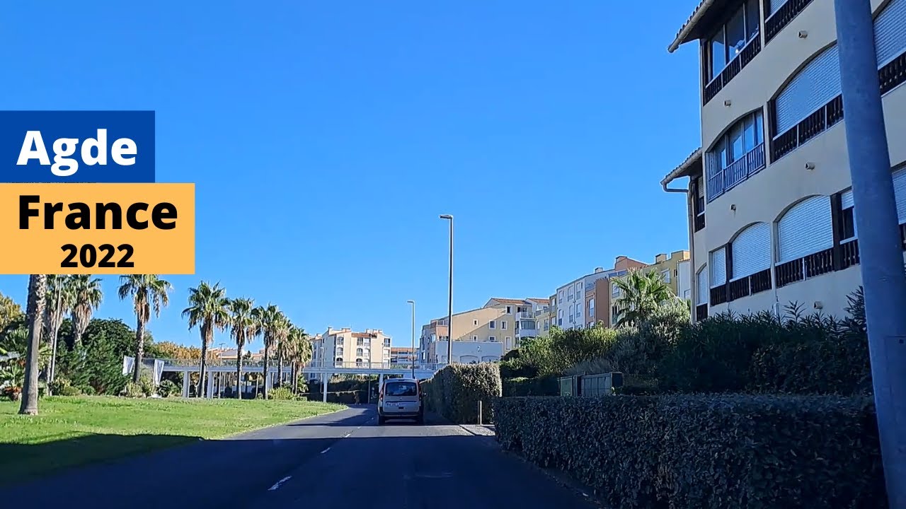 Driving in  Agde - France