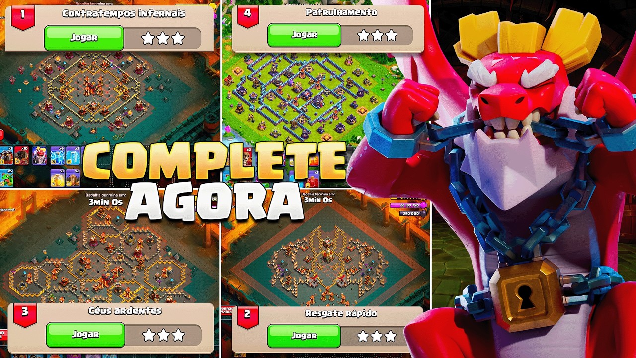 COMO COMPLETAR OS DESAFIO 1 AO 4 DA FUGA DRACÔNICA!