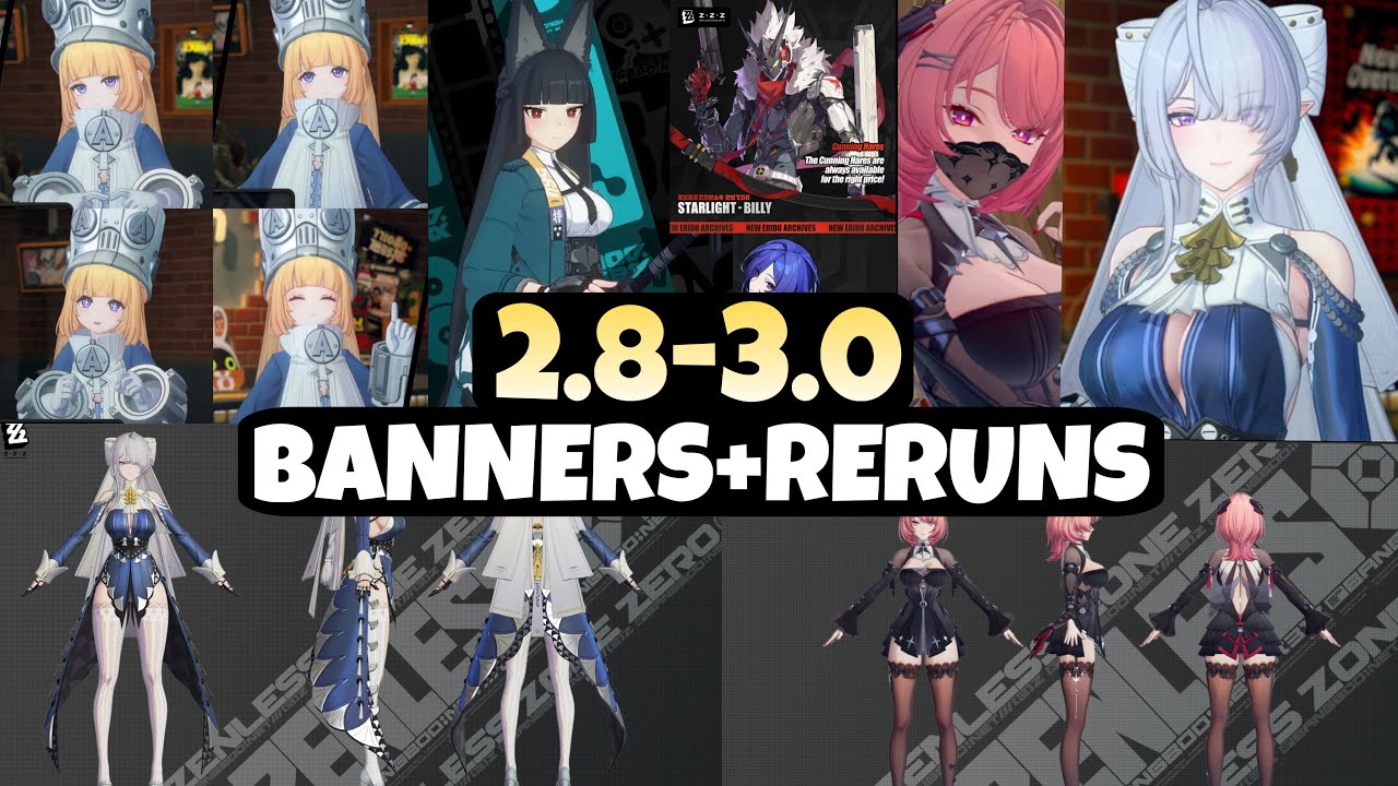 УТЕЧКИ ZZZ! ОБНОВЛЕННАЯ ДОРОЖНАЯ КАРТА БАННЕРОВ 2.8-3.0 | Zenless Zone Zero