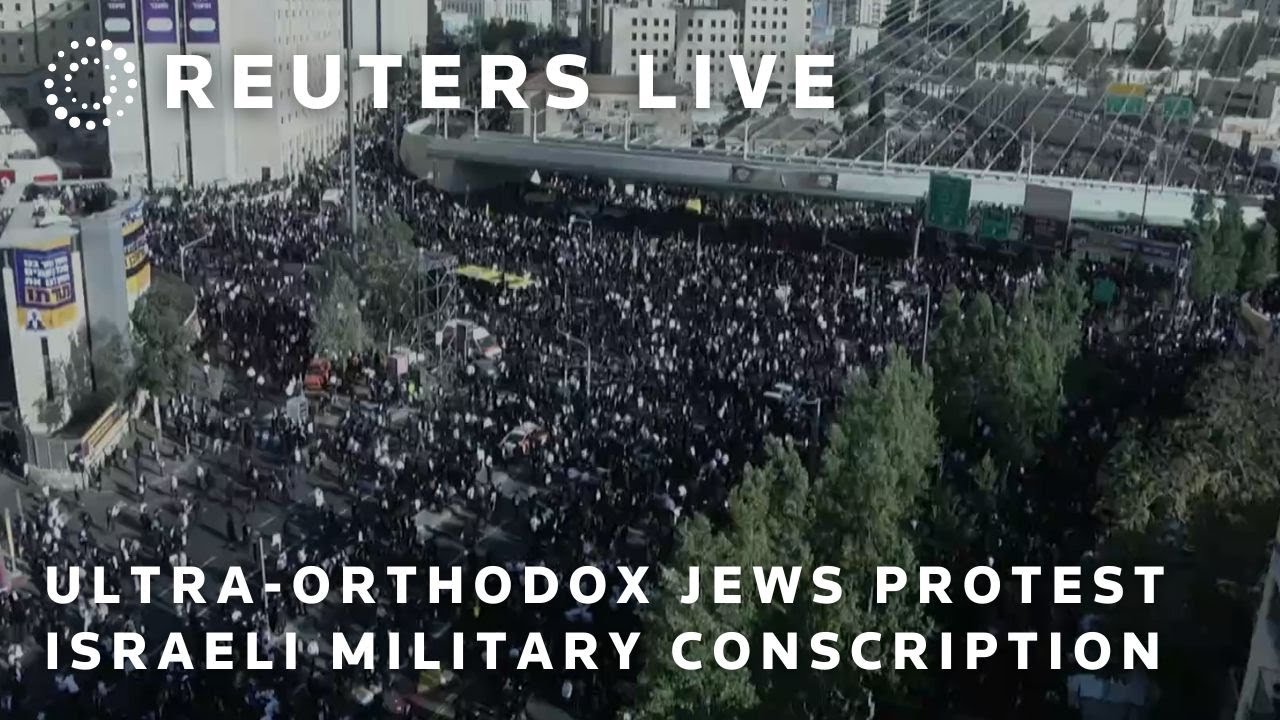 LIVE: Ultra-Orthodox Jews protest Israeli military conscription