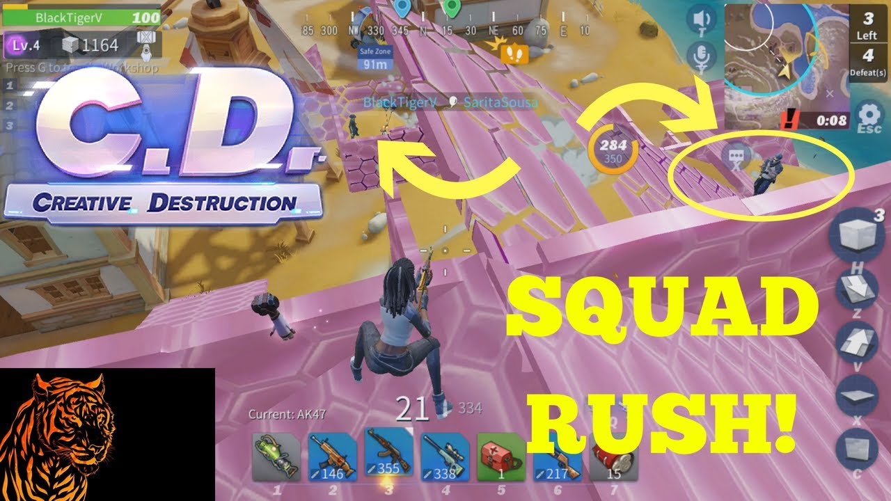 Creative Destruction Gameplay PC | Solo Win + Clutch Squad Dub = PRO | #4