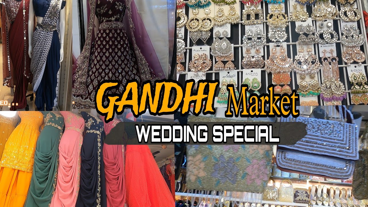 Gandhi Market Mumbai | Street Shopping in Mumbai | Best Market for  Wedding Collection |