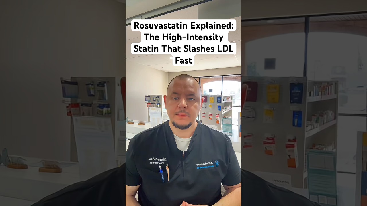Rosuvastatin Explained: The High-Intensity Statin That Slashes LDL Fast #ldlcholesterol #statins