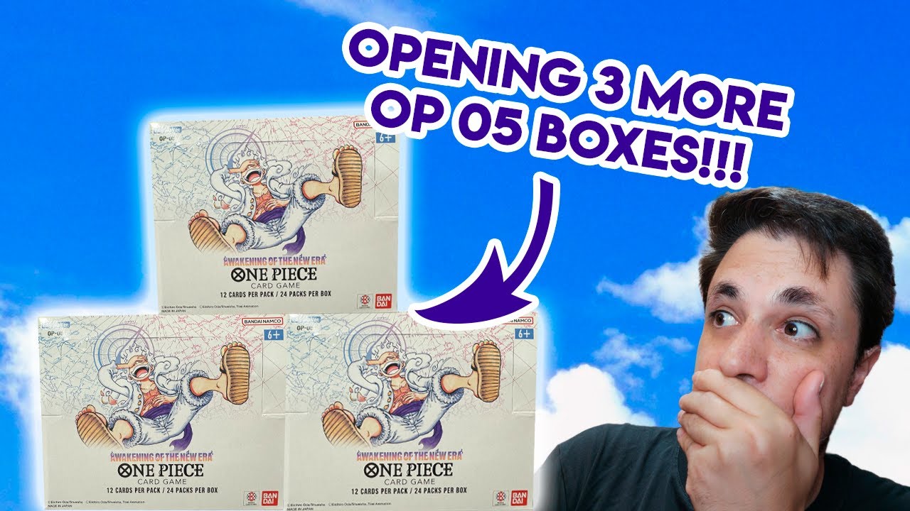 OPENING 3 OP05 BOOSTER BOXES FROM A CASE!!