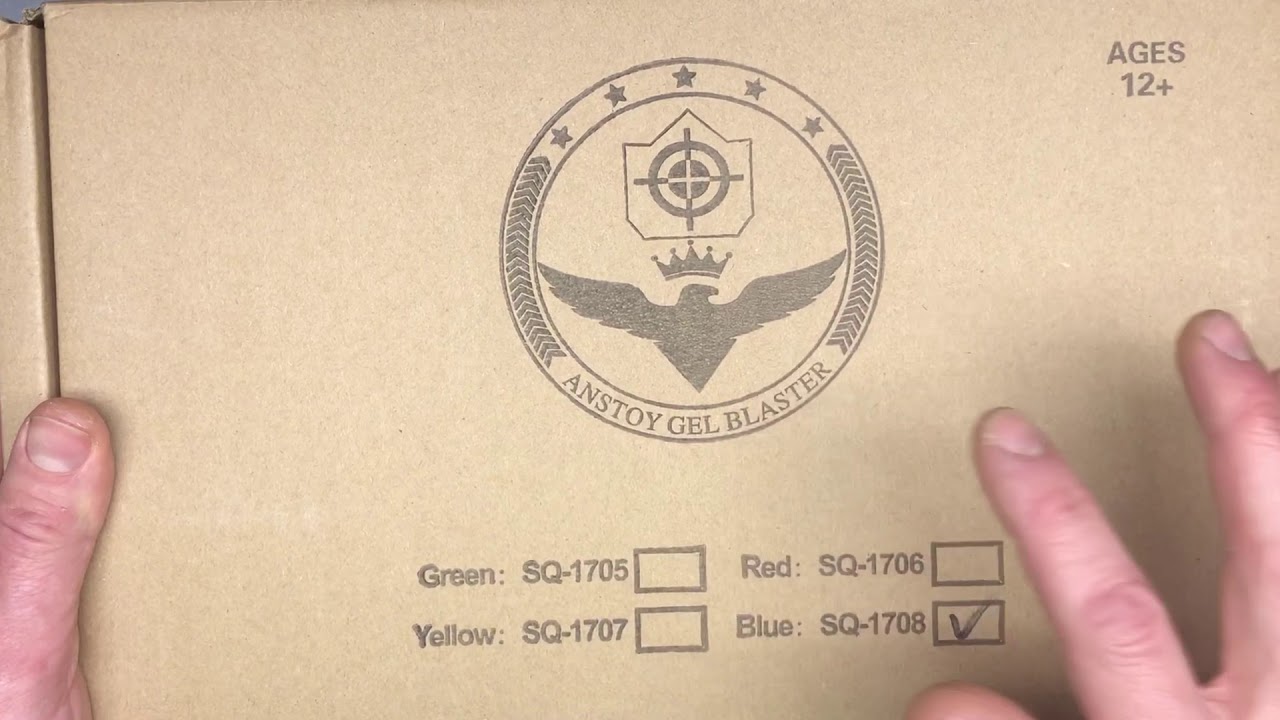 Unboxing: ANSTOY Graffiti Blue AKM-47 Gel Blaster