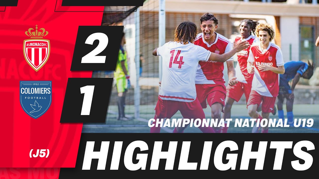Highlights AS Monaco - US Colomiers  - 5ème journée Championnat National U19