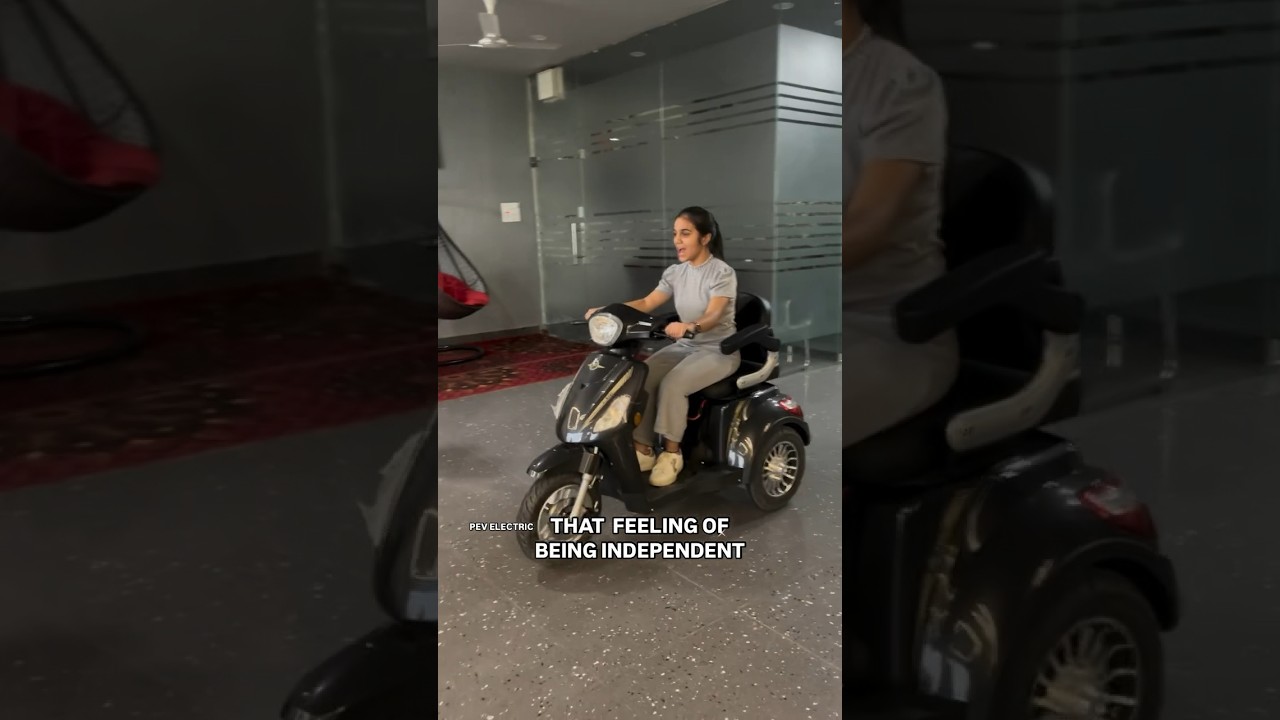 SAFEST SCOOTER EVER 🥺 #electricscooter #pevelectric