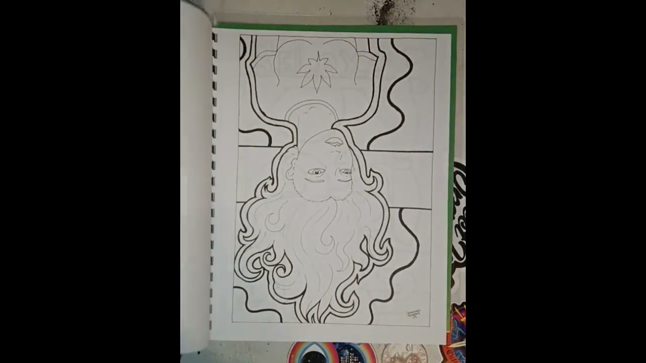 Color Me Cannabis Theme Coloring Book