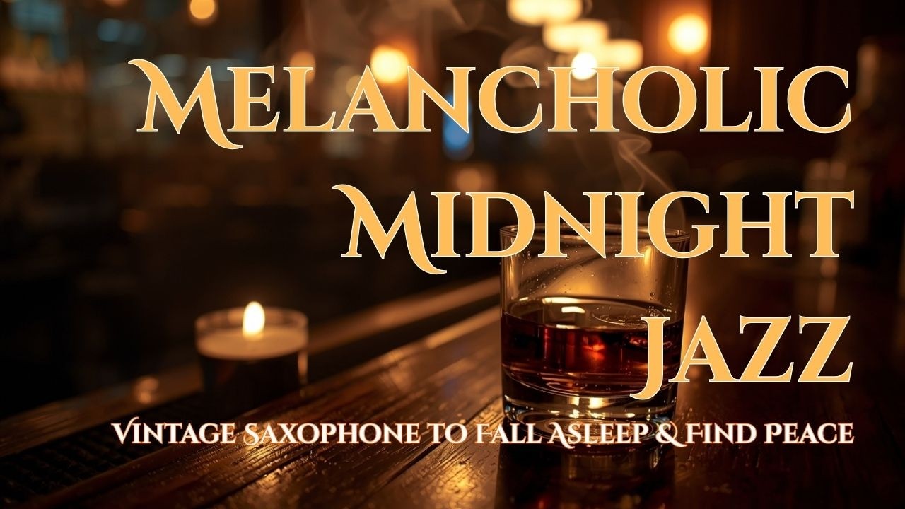Melancholic Midnight Jazz ☕ Vintage Saxophone to Fall Asleep & Find Peace | 2 Hours