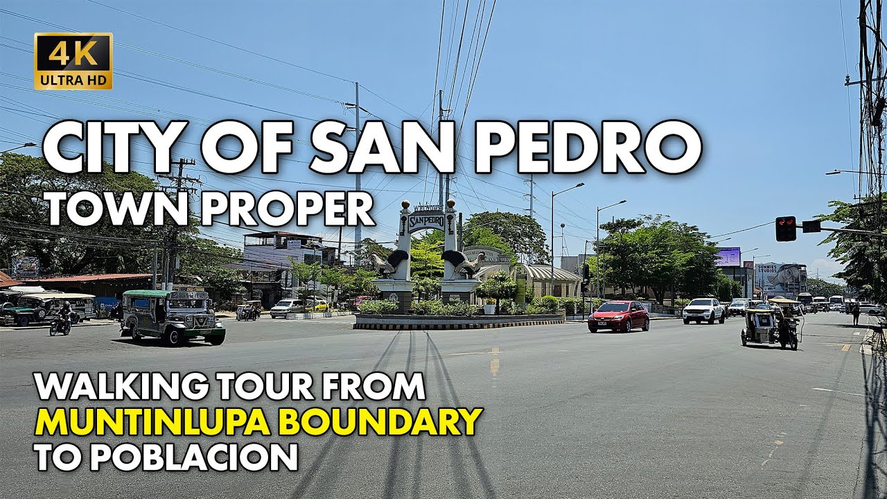 CITY OF SAN PEDRO TOWN PROPER, Laguna Philippines Walking Tour