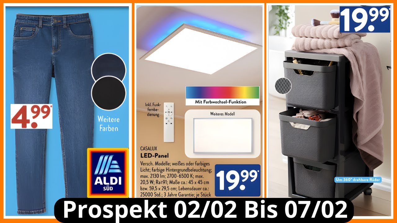ALDI SÜD Prospekt der Woche | Angebote ab 02/02/2026 BIS 07/02/2026  Rabatt Deals DE #katalog #aldi