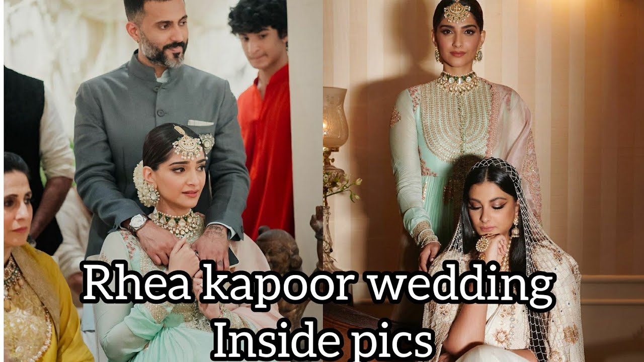 Rhea kapoor wedding inside pics / Sonam kapoor sister Rhea kapoor wedding pics
