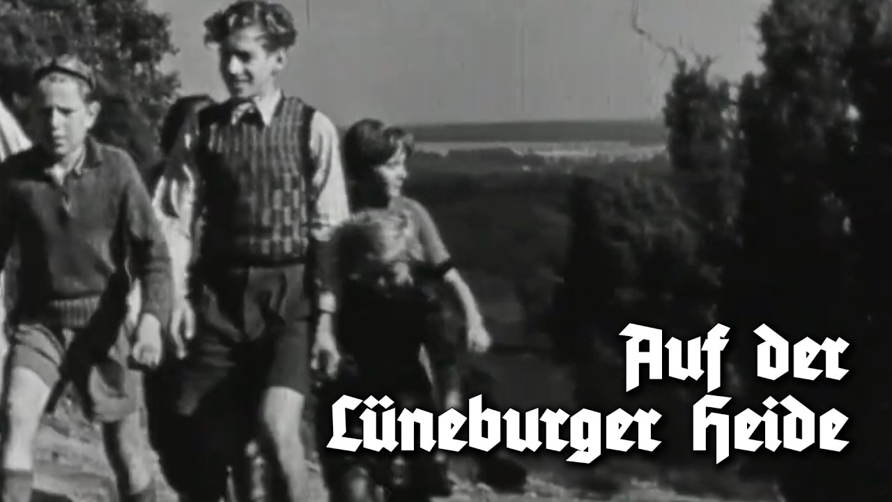 Auf der Lüneburger Heide – Немецкая народная и солдатская песня [Старинные кадры + субтитры]