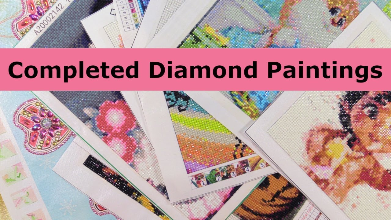 Completed Diamond Painting Collection Finished DIY Projects | PaulAndShannonsLife