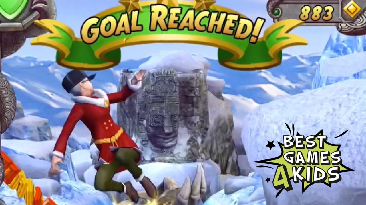 Temple Run 2 | The Viking March #6 w/ MRS CLAUS - Frozen Shadows Map By Imangi Studios