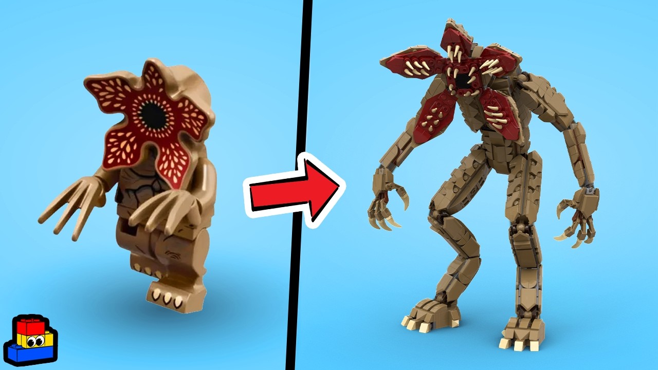 LEGO Stranger Things: Demogorgon Tutorial (Noob / Pro / Hacker / GOD)