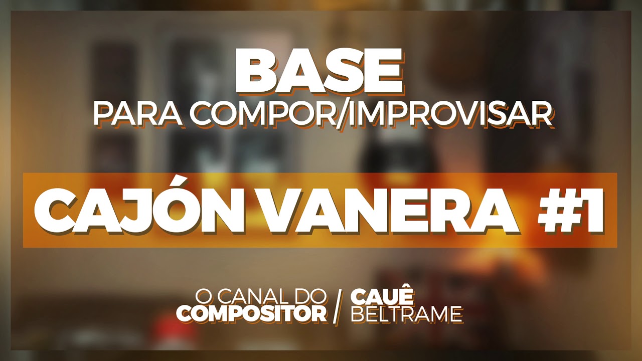 CAJÓN VANERA #1 - Base FREE | Loop de percussão para Compor ou Improvisar