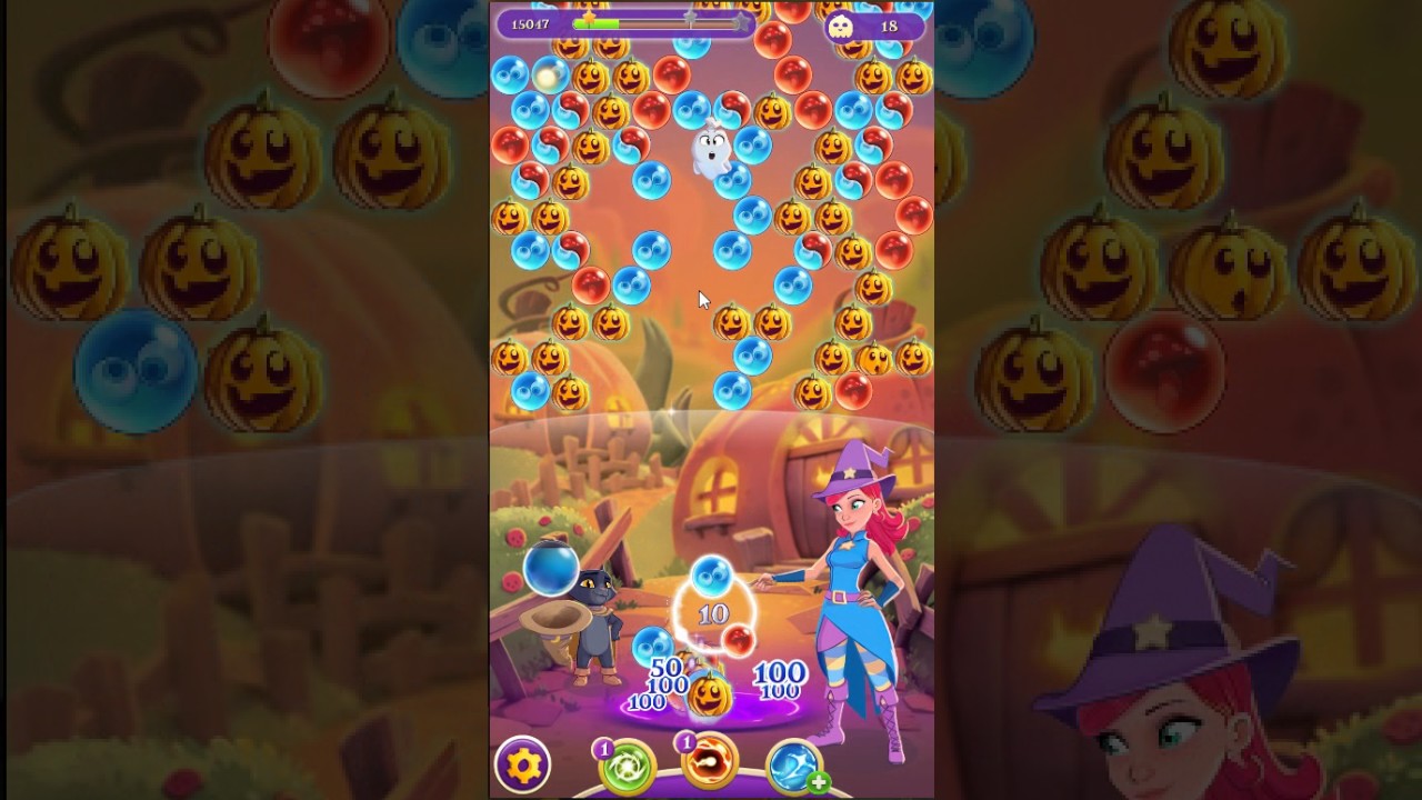Bubble Witch Saga 3 - Level 208 - No Boosters (by match3news.com)