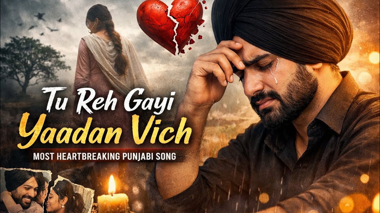 Tu Reh Gayi Yaadan Vich | Most Emotional Punjabi Sad Song | Heart Touching Punjabi Song 2025