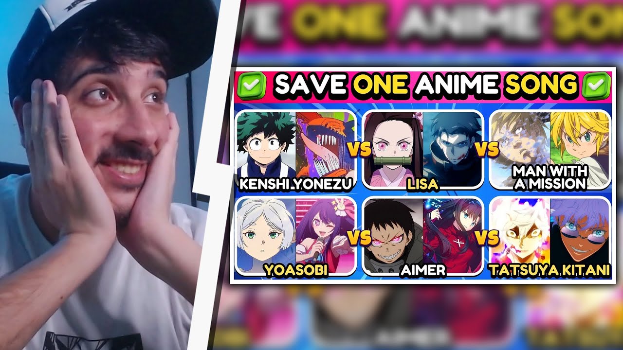 SALVA UNA CANCION ANIME 🔥 VERSUS ARTISTAS ANIME