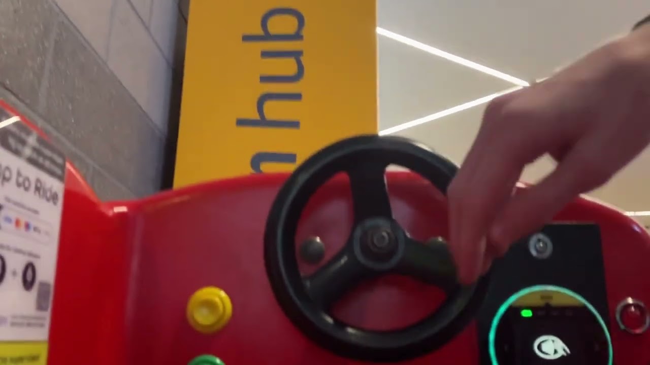 EMT Cars 1 Rookie Red Rusteze Lightning McQueen Kiddie Ride (POV)