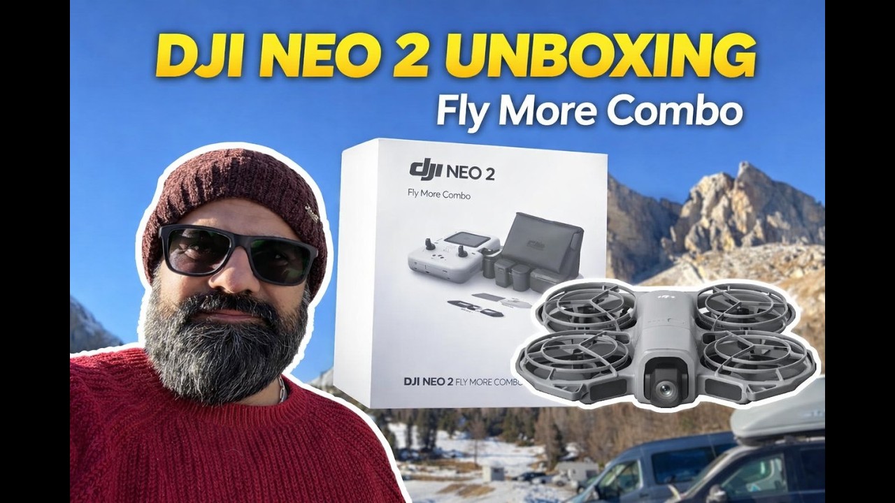 DJI Neo 2 Fly More Combo Unboxing Review #dji #drone #techunboxing #tech @DJI