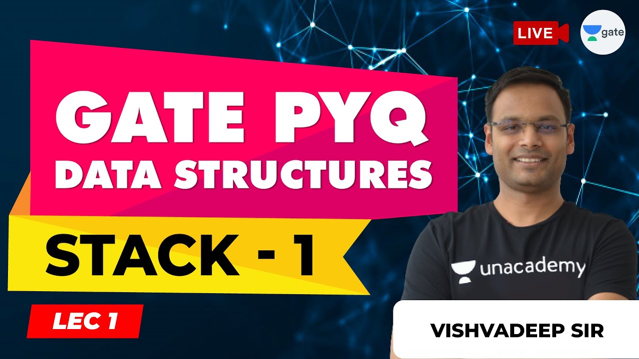 Stack - 1 | Data Structures | GATE (CSE/IT) Previous Year Questions | Vishvadeep Sir