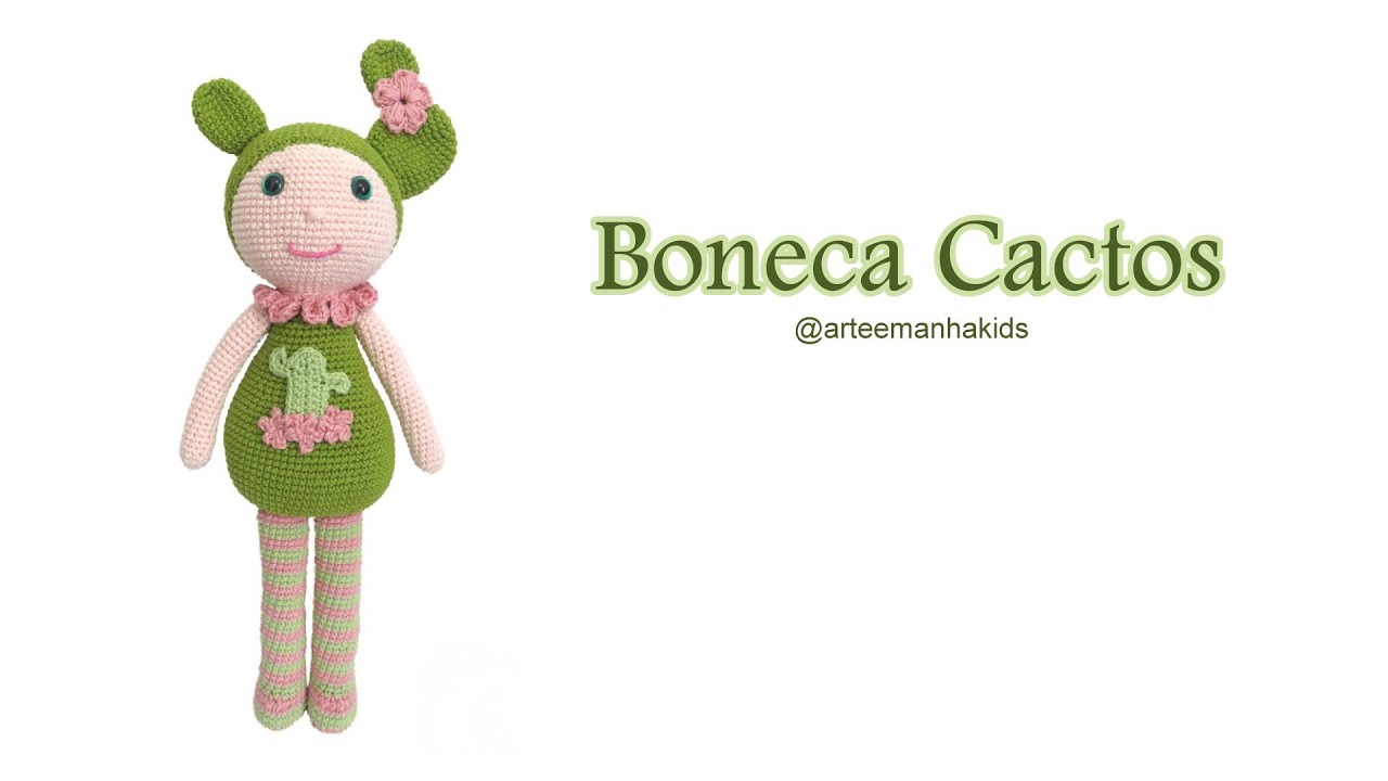 Boneca Cactos - por @ArteeManhaKids
