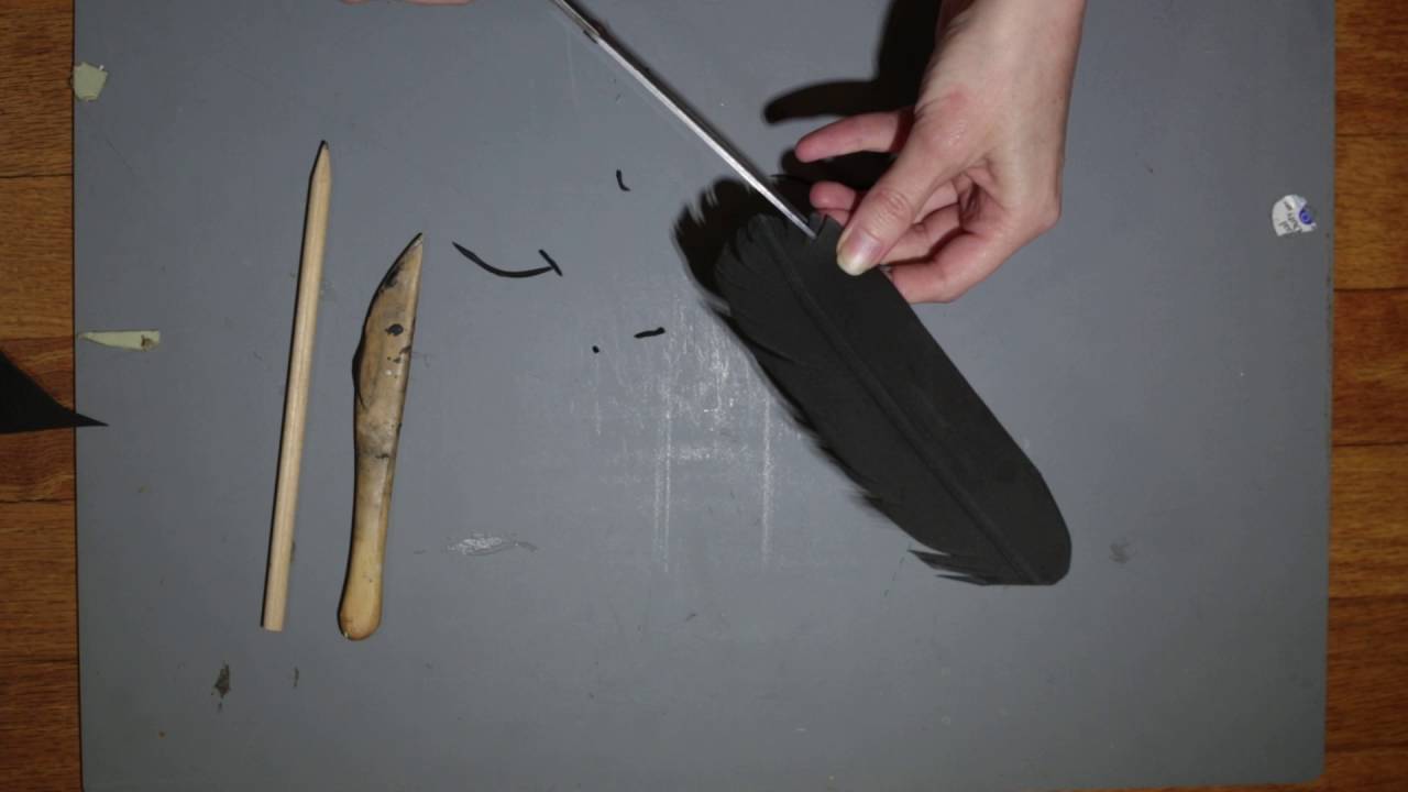 Craft foam feather tutorial