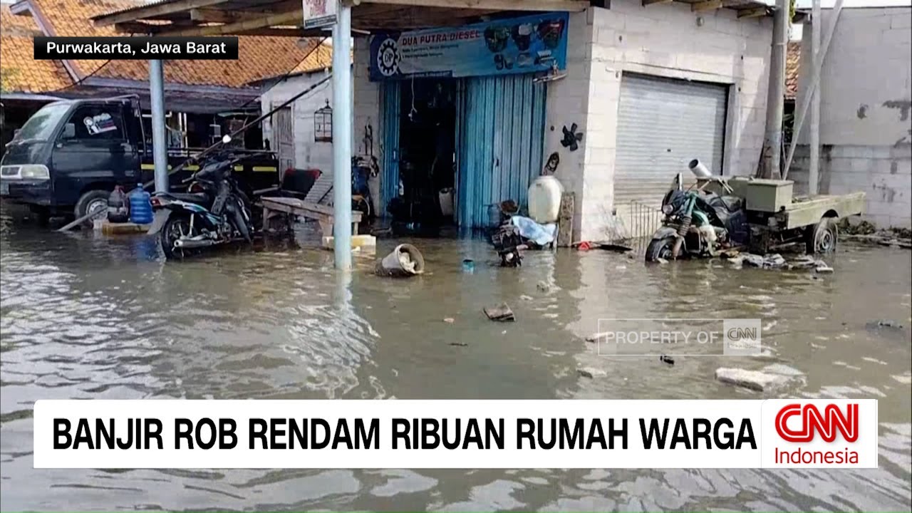 Banjir Rob Rendam Ribuan Rumah Warga di Subang