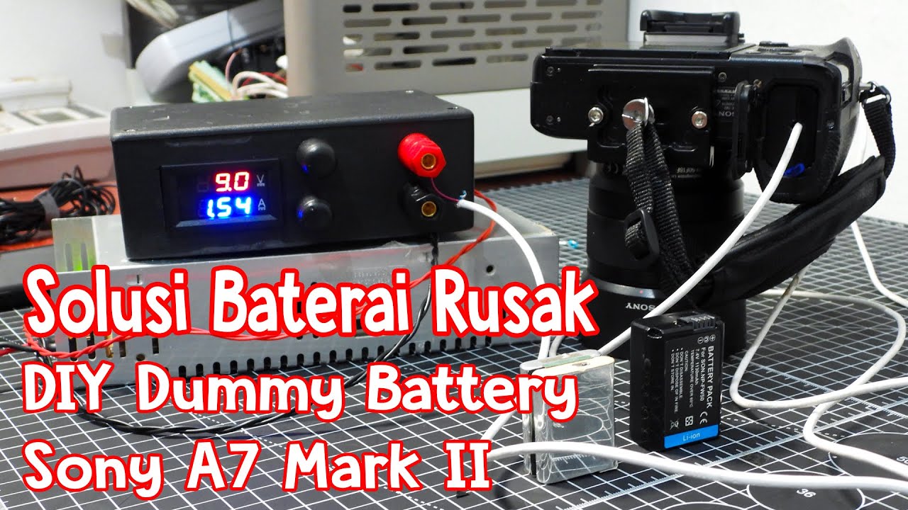 Trik Buat Baterai Dummy Untuk Berbagai Macam Kamera | DIY Dummy Battery
