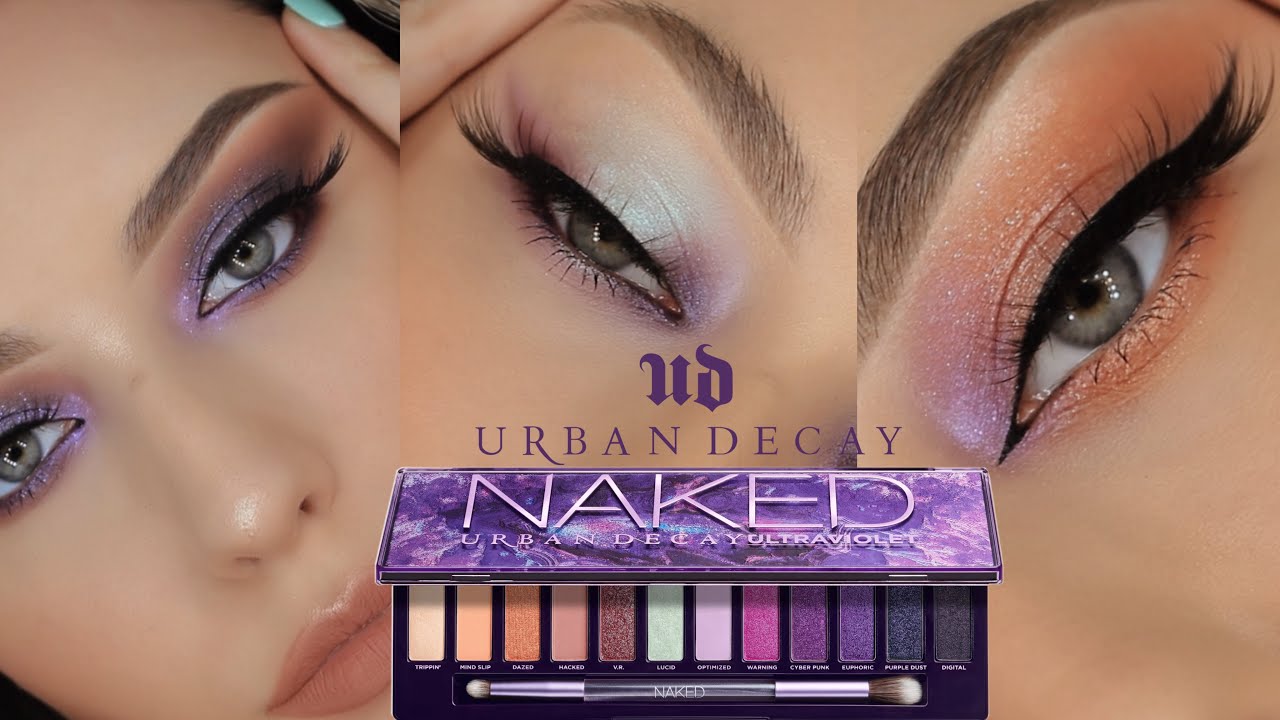 3 LOOKS con NAKED ULTRAVIOLET de URBAN DECAY *RESEÑA* | ¿VALE LA PENA? | Melina Quiroga Makeup