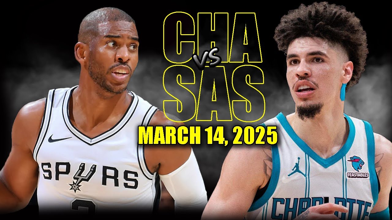 San Antonio Spurs vs Charlotte Hornets Full Game Highlights - March 14, 2025 | NBA Regular Season