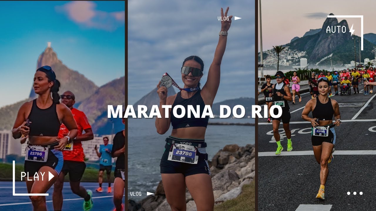 MARATONA DO RIO 2024 - correndo PELA PRIMEIRA VEZ 21km (MEIA MARATONA) no Rio de Janeiro vlog