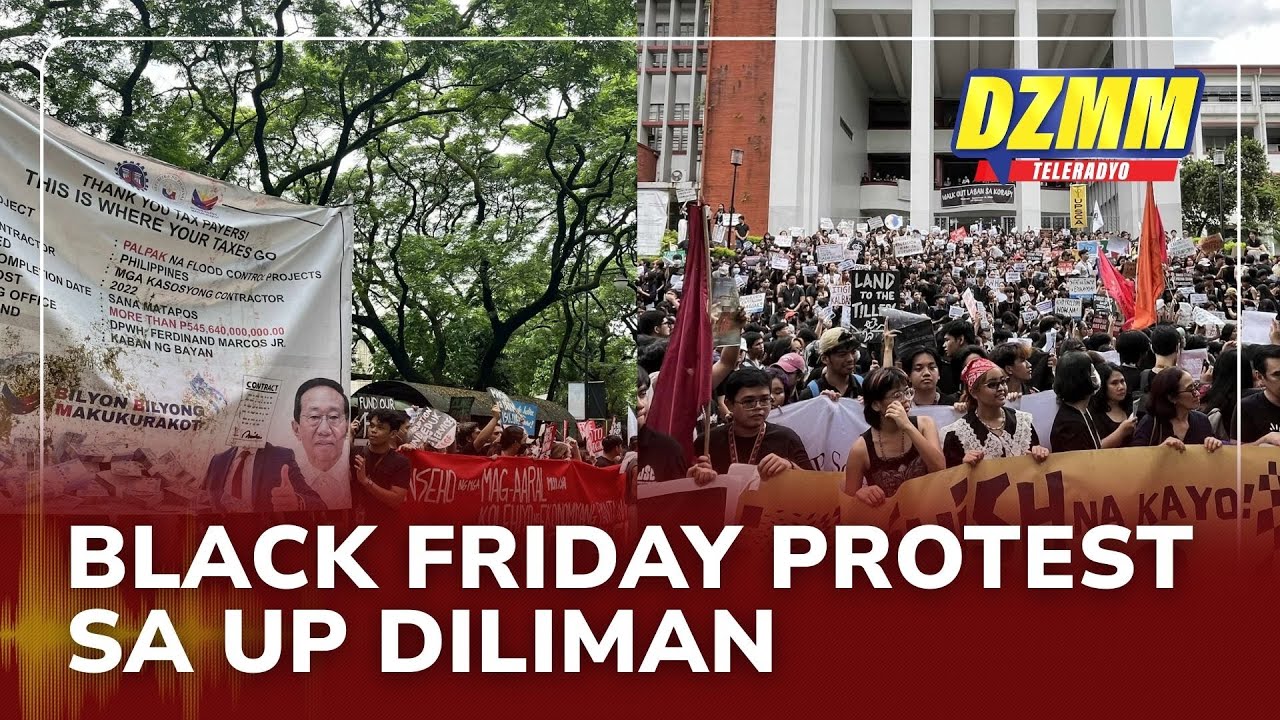 UP Diliman students, faculties hold Black Friday Protest | Headline Ngayon (12 September 2025)