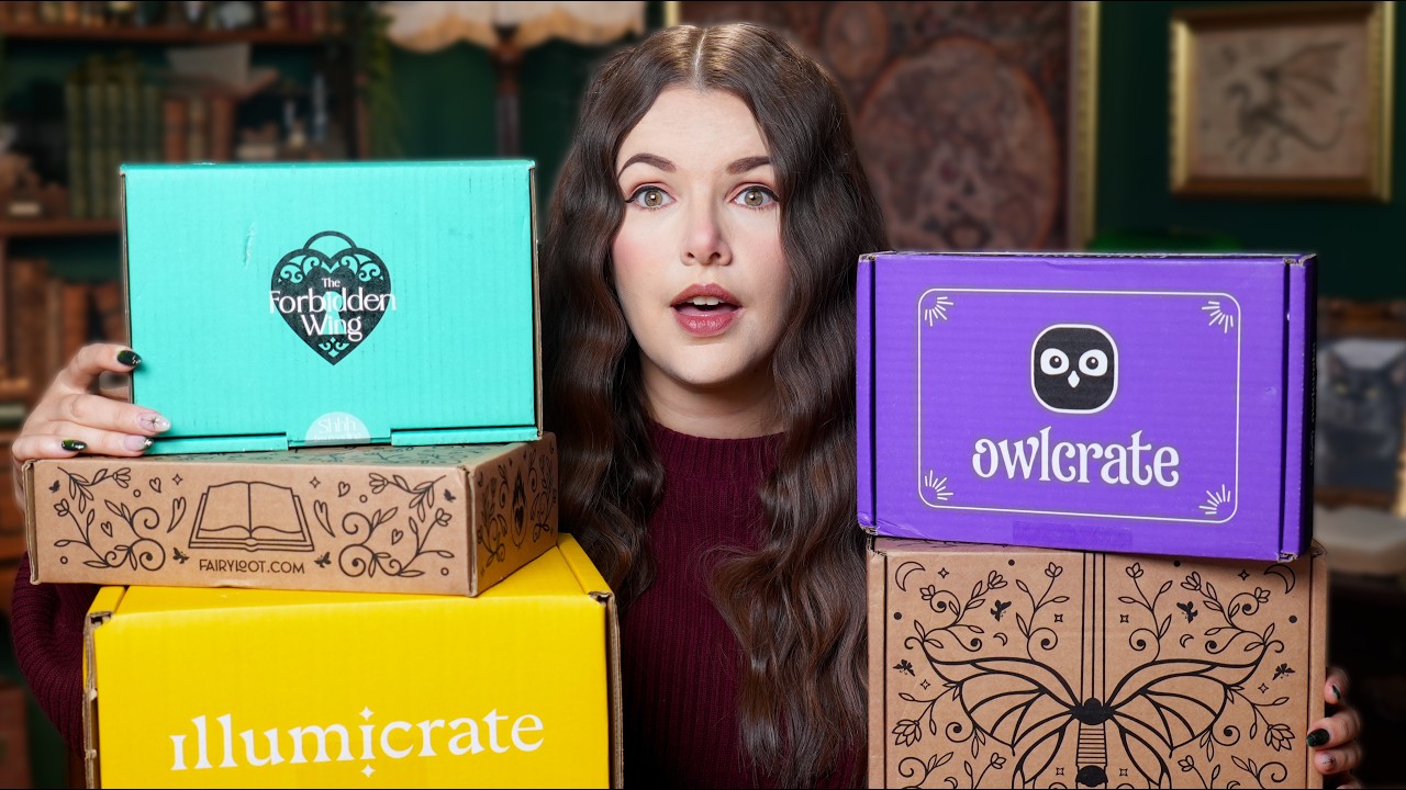 АВГУСТОВСКИЕ КНИЖНЫЕ БОКСЫ 📚✨ Fairyloot, Forbidden Wing, OwlCrate и Illumicrate