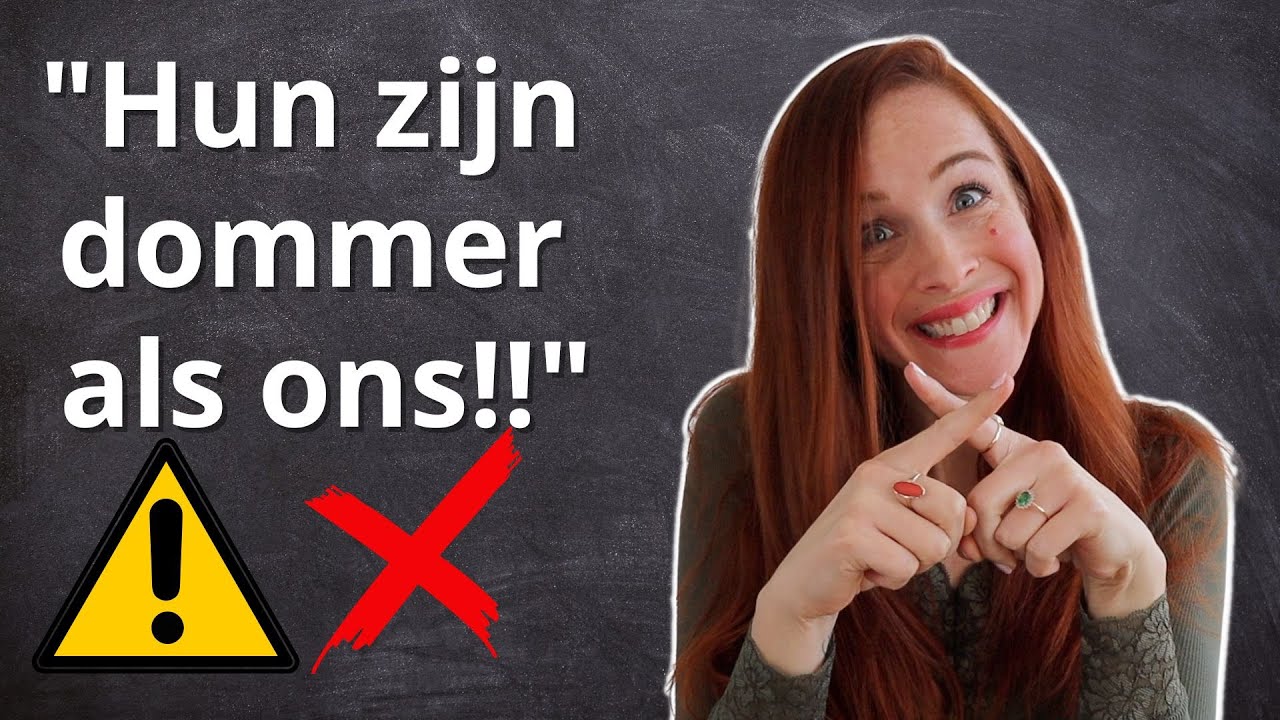 Mistakes in Dutch by the DUTCH // DON'T COPY THESE MISTAKES! #learndutch