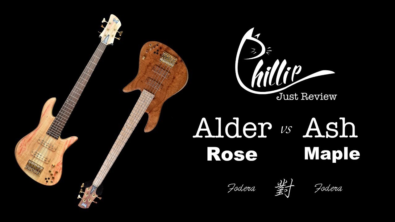 Fodera  -  Alder&Rose  Vs Ash&Maple