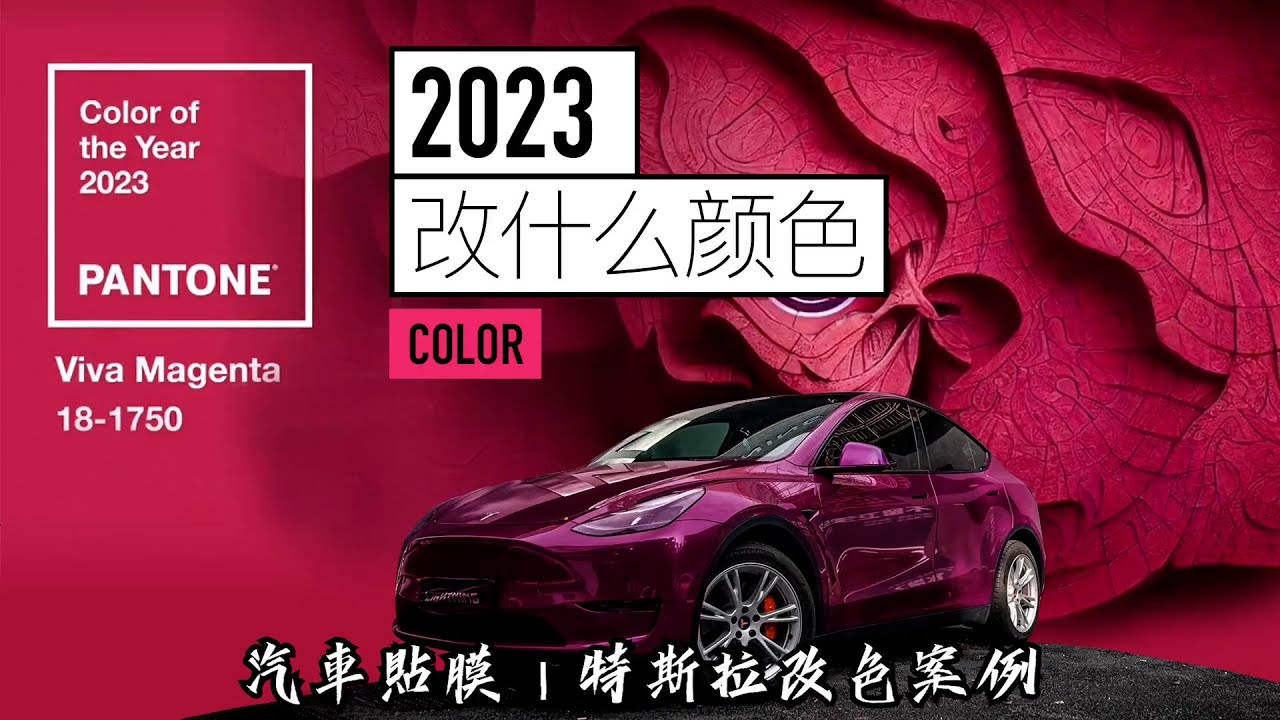 汽車貼膜｜2023｜特斯拉｜改色案例｜合集二