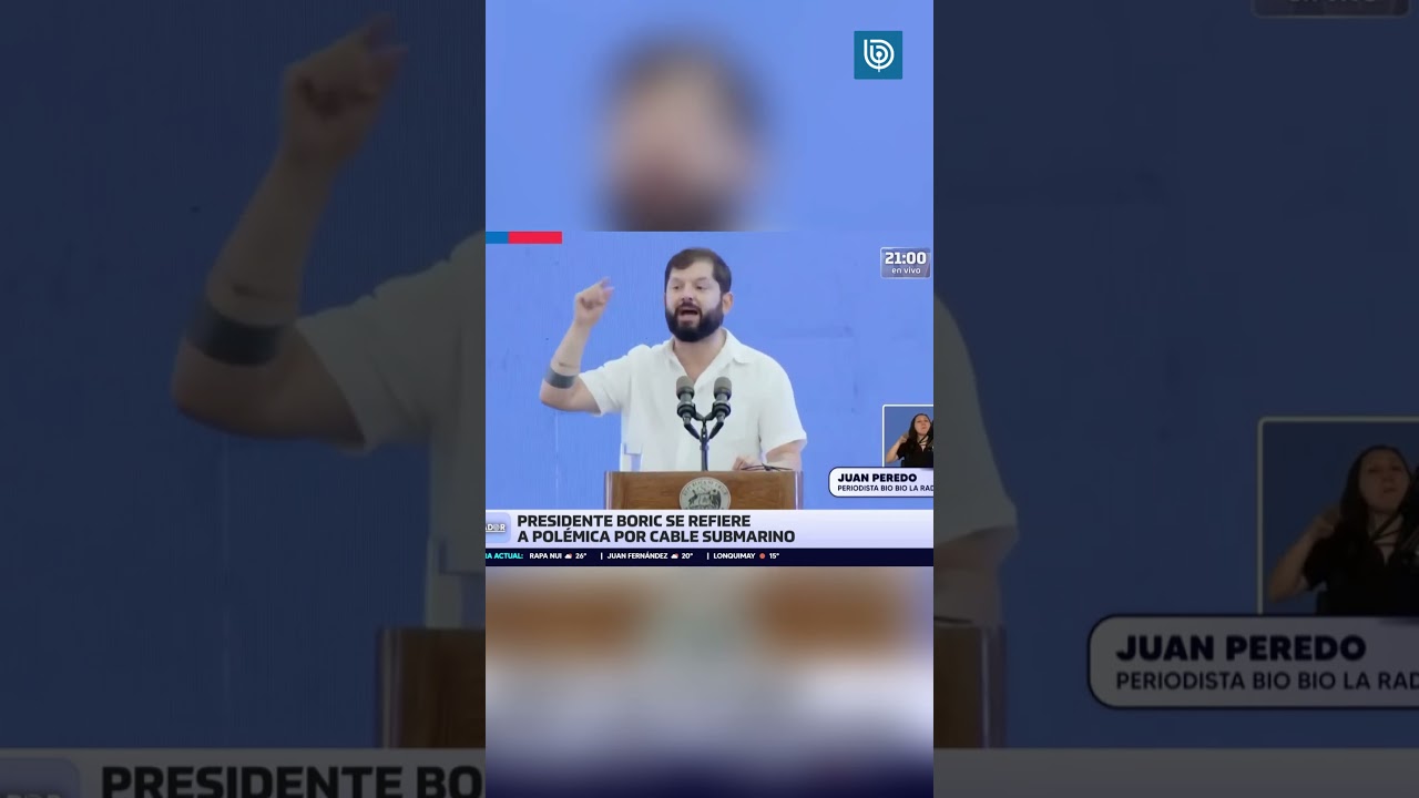 Boric sostiene que cable submarino 